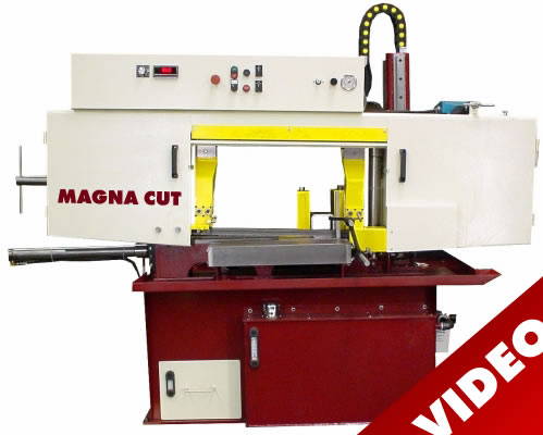 14" x 19" MAGNA-CUT ... "DOUBLE COLUMN" HORIZONTAL BANDSAW